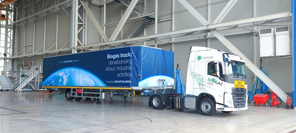 Groupe Blondel - Camion roulant au Biocarburant